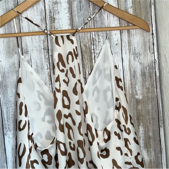 Tyche White and Brown Leopard Cami Top - Picture 7 of 7
